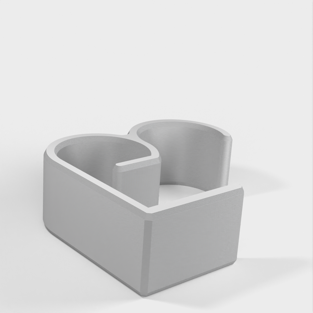 Clip per la gestione dei cavi della scrivania Compatibile con IKEA - 34 mm