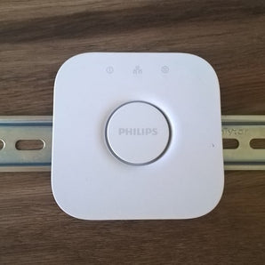 Staffa per guida DIN per Philips Hue Bridge