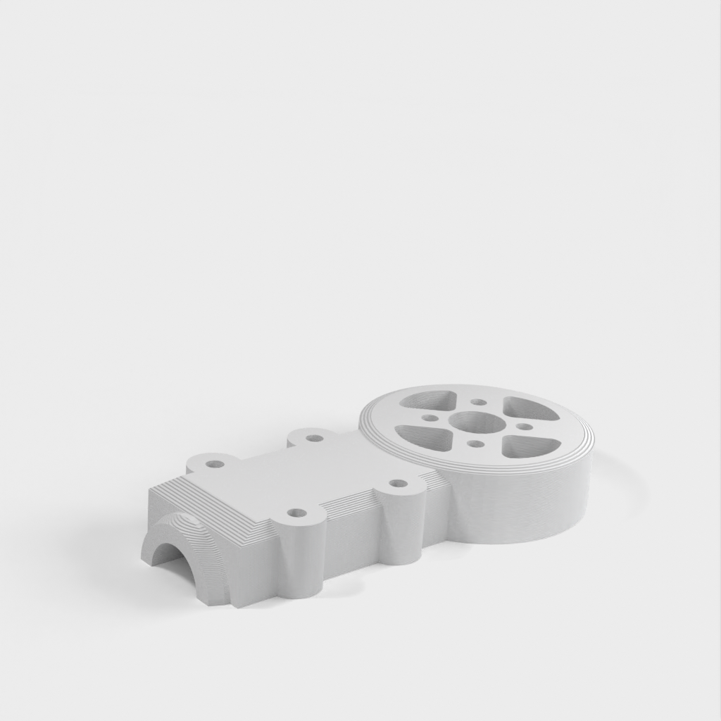 Supporto motore per tubo in carbonio 8X 12 mm per droni