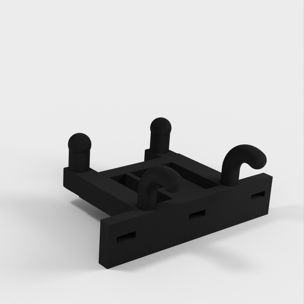 Opdateret Ikea SKÅDIS Transparent Box Pegboard Adapter