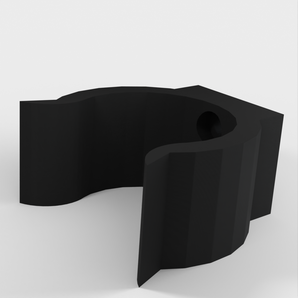 Supporto a parete per tubo dell'aspirapolvere - 35 mm