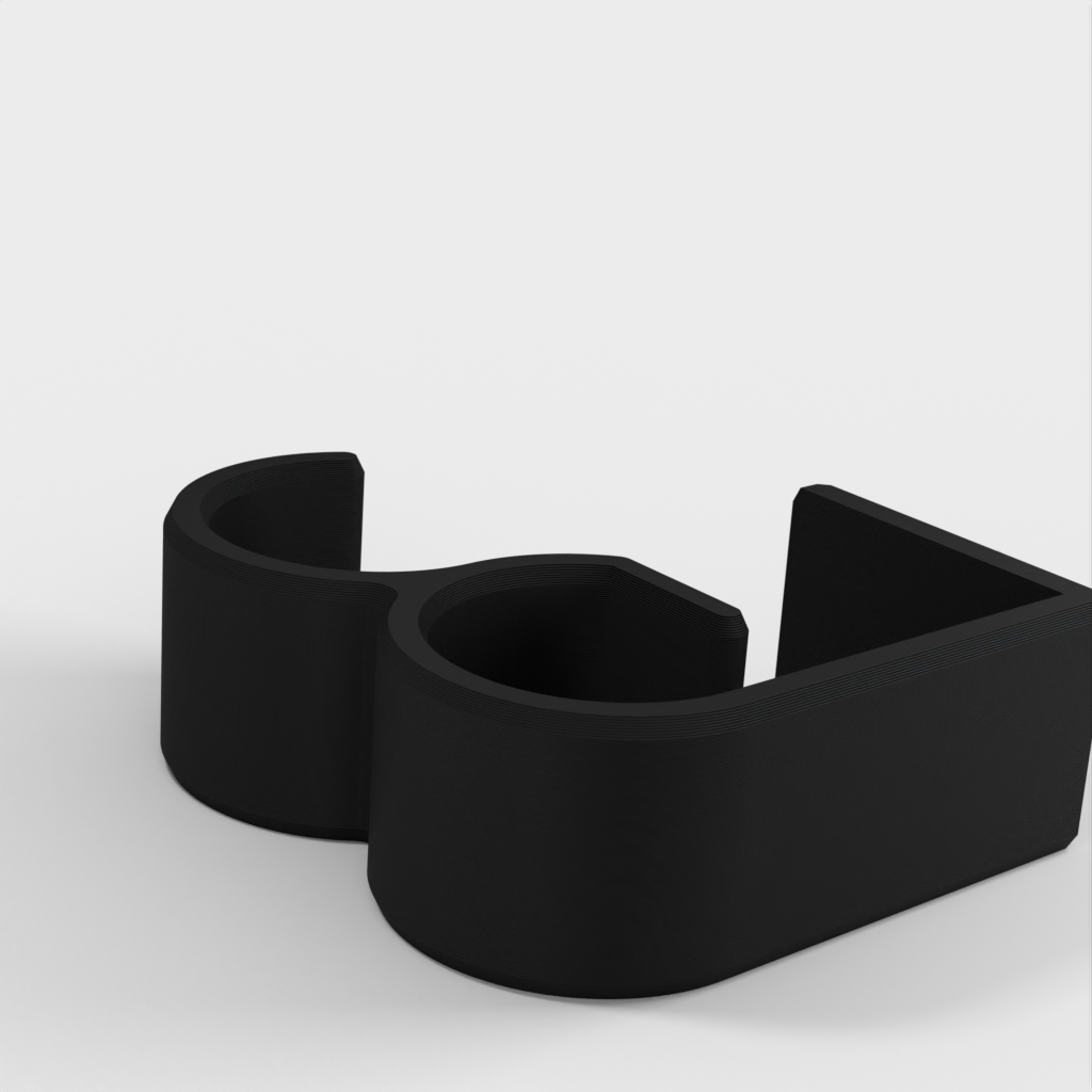 Clip per la gestione dei cavi della scrivania Compatibile con IKEA - 34 mm