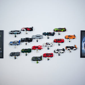 Supporto universale a parete per LEGO Speed Champions