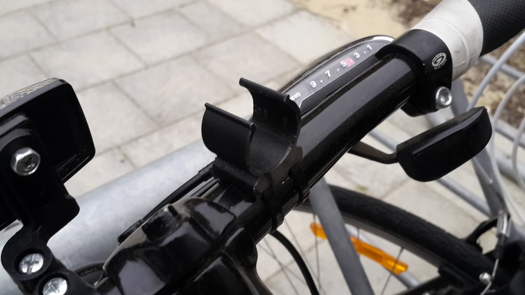 Morsetto per torcia per bicicletta - Supporto per torcia per bicicletta per manubrio di bicicletta