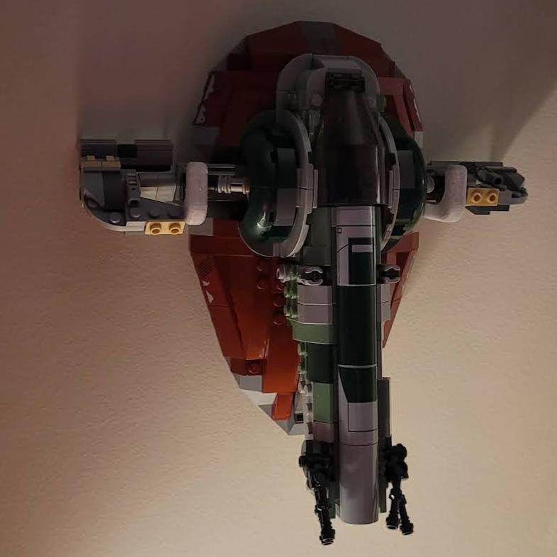 Supporto a parete per astronave Lego Slave 1