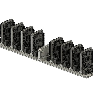 Montaggio a rack 19" 2U per 16 Raspberry Pi 5