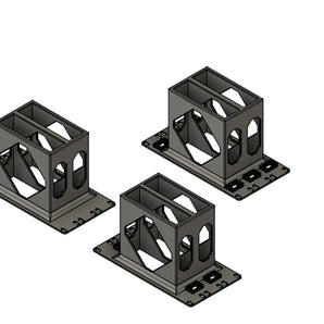 Staffa di montaggio a rack 3U da 10" per 2x Sonos Port