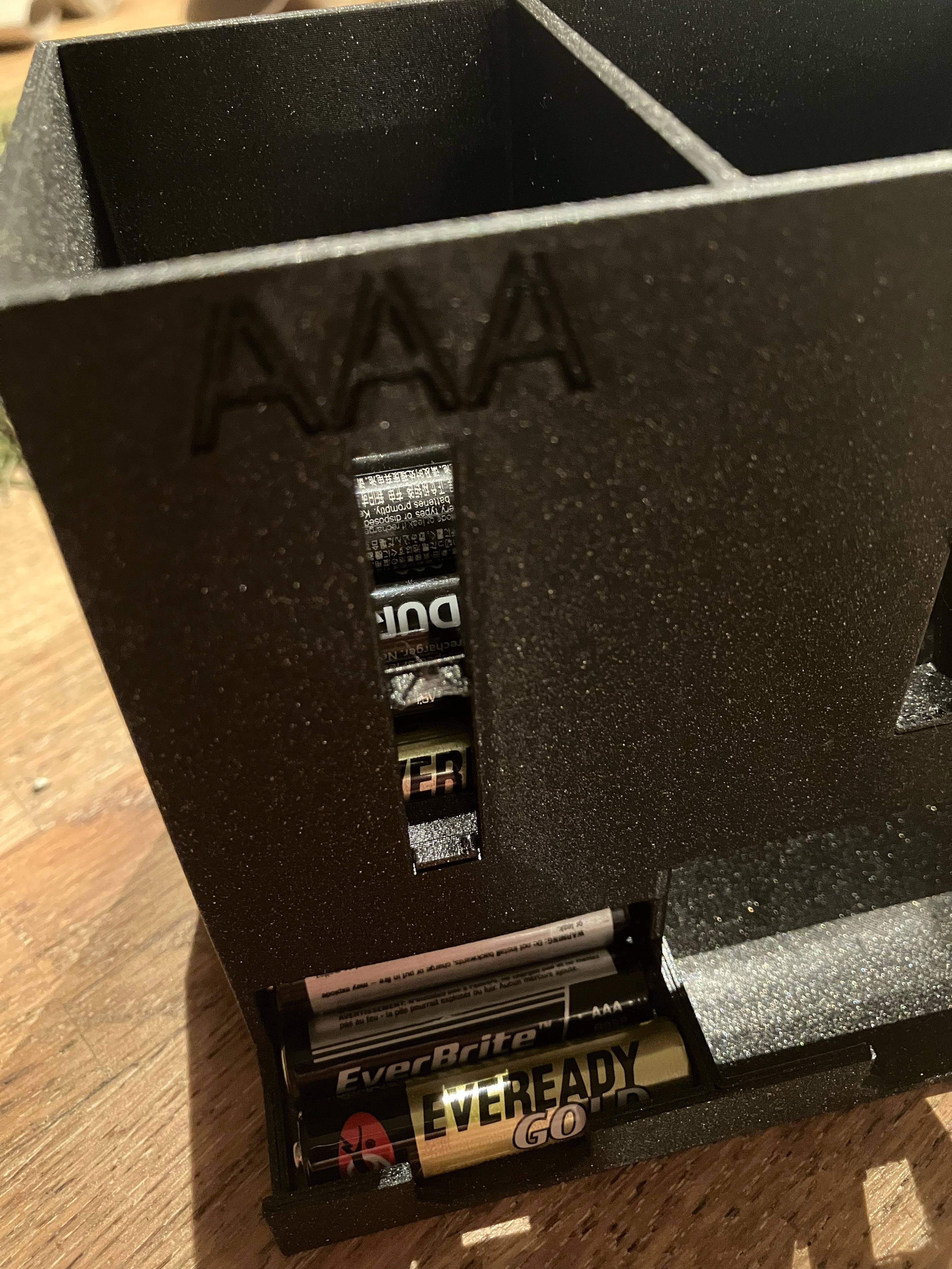 Inserto portabatterie AA e AAA