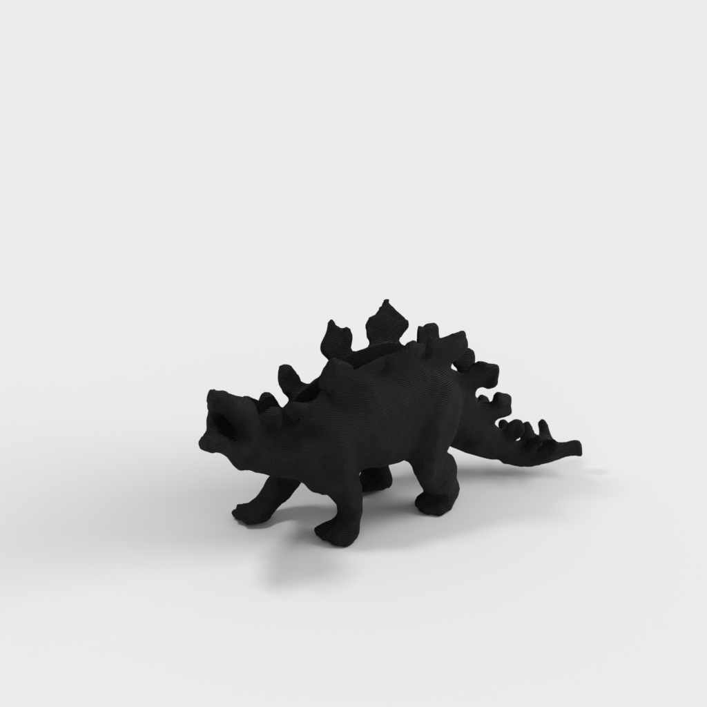 Porta biglietti da visita Stegosaurus per scrivania e ufficio