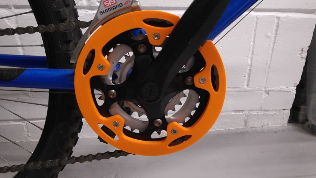 Paracatena per bicicletta: diametro 185 mm con 5 fori di montaggio