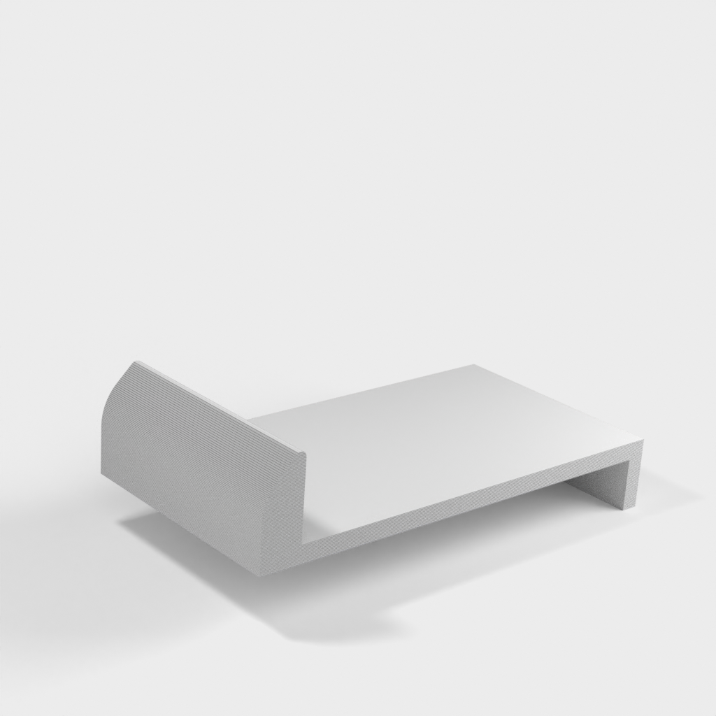 Supporto verticale super semplice per laptop da scrivania/parete