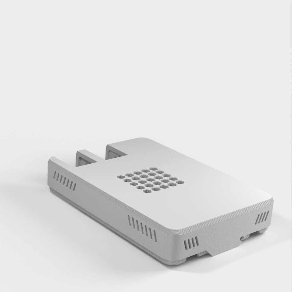 Case per Raspberry Pi 5 con fori di ventilazione e nuovo layout USB/LAN