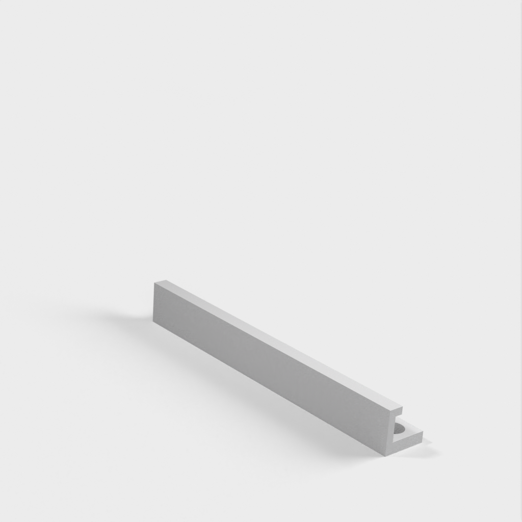 Binario di fissaggio sotto scrivania per contenitore Ikea Variera