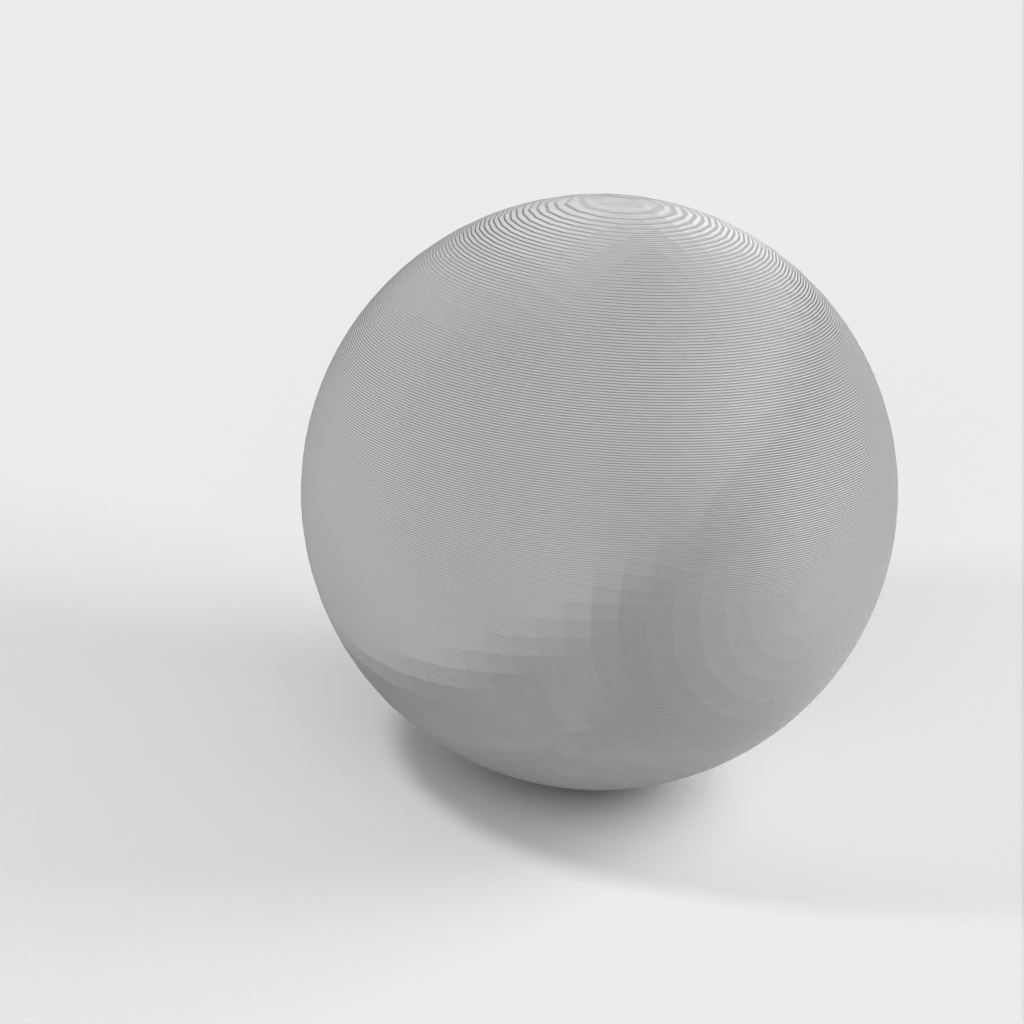 Puzzle stampato in 3D con palla
