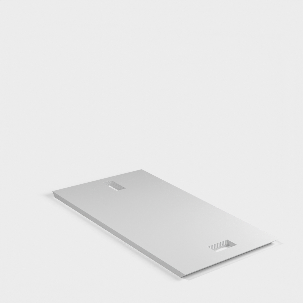 Staffa da parete invisibile a basso profilo per tablet