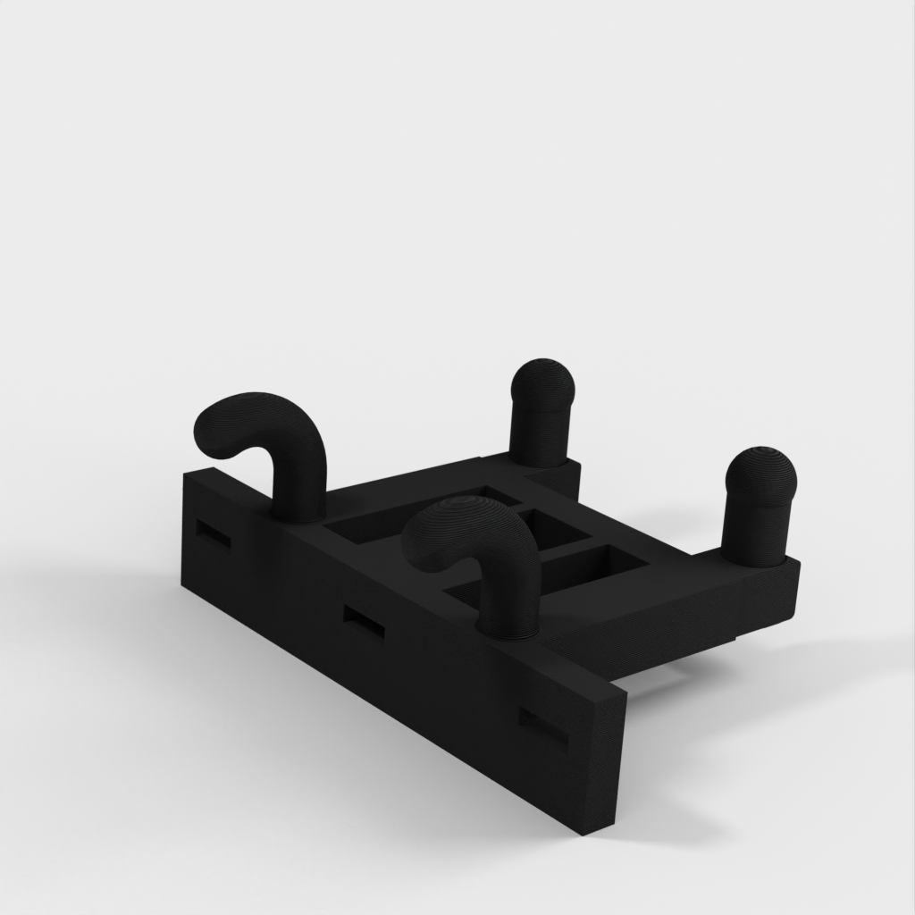 Opdateret Ikea SKÅDIS Transparent Box Pegboard Adapter
