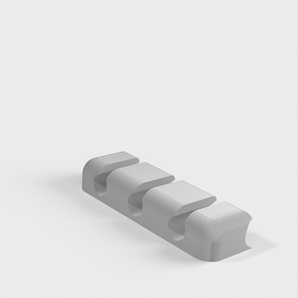 3 × Supporto per cavo USB da montare con nastro biadesivo