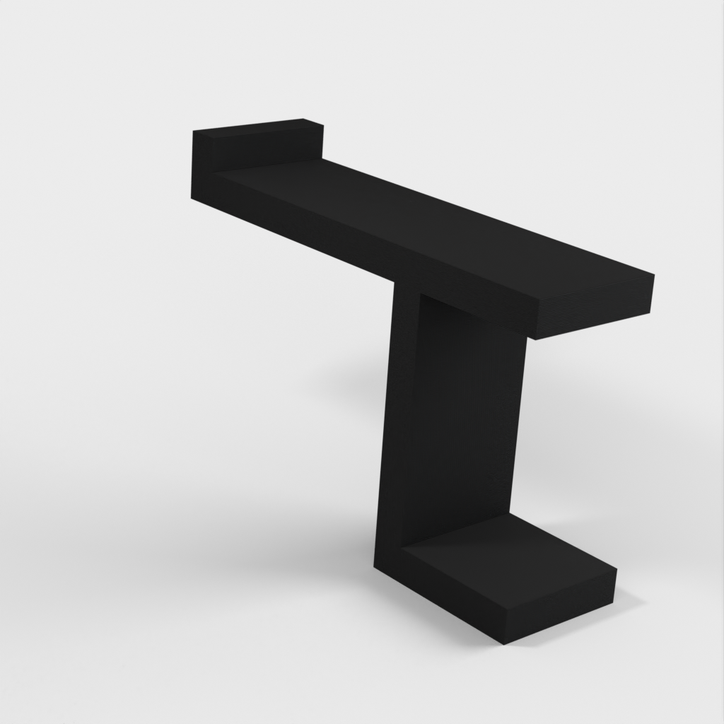Semplice supporto per cuffie per tavolo Ikea &quot;LAGKAPTEN / ADILS&quot;.