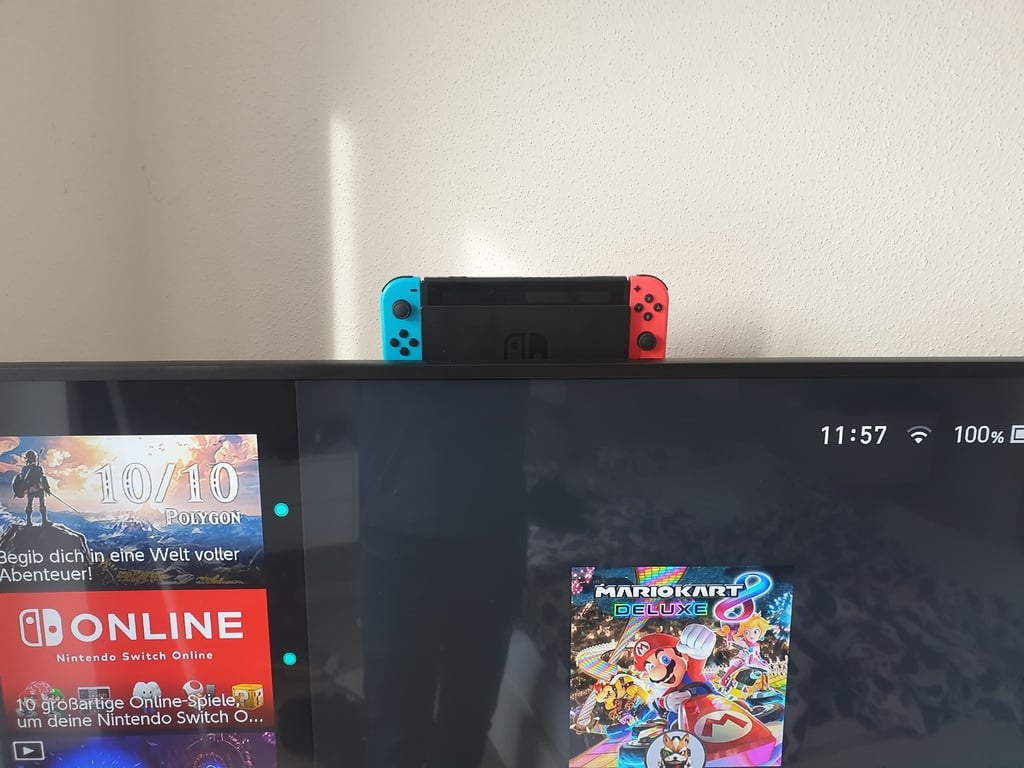 Staffa da parete VESA per dock Nintendo Switch
