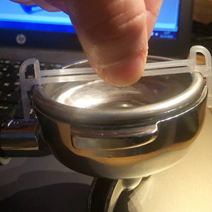VBM Macchina per espresso Accessori per cestello da 58 mm: imbuto e piedino