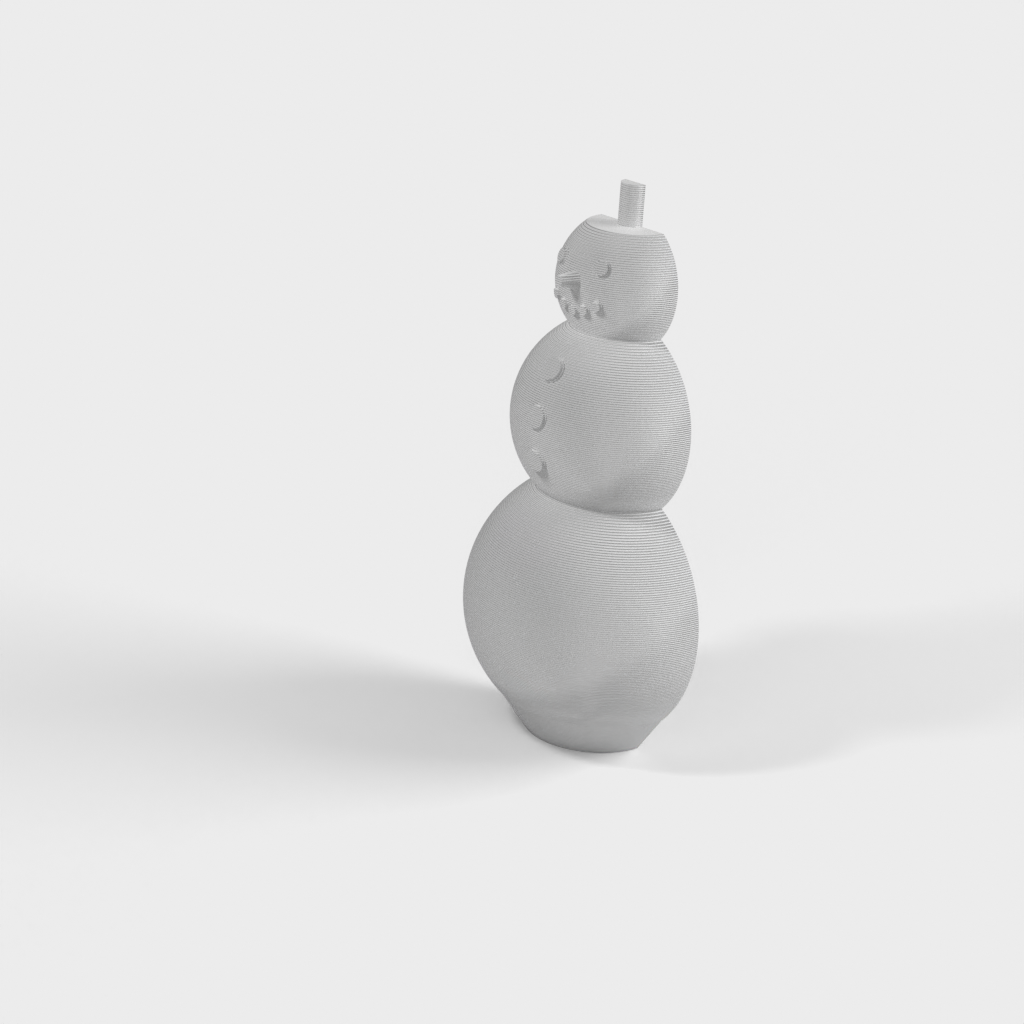 Pupazzo di neve modulare personalizzabile