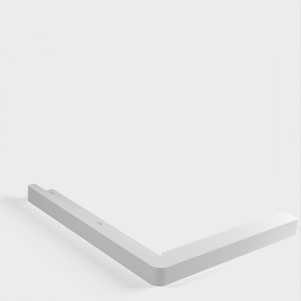 Supporto da parete asimmetrico per iPad con funzione di ricarica e supporto rimovibile