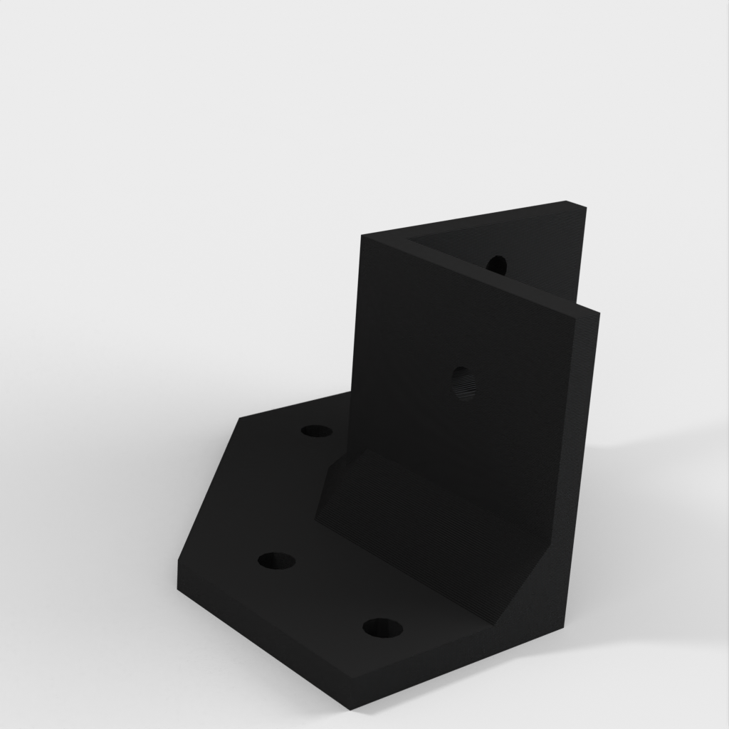 Staffa angolare da 50 mm per Ikea LACK Rack