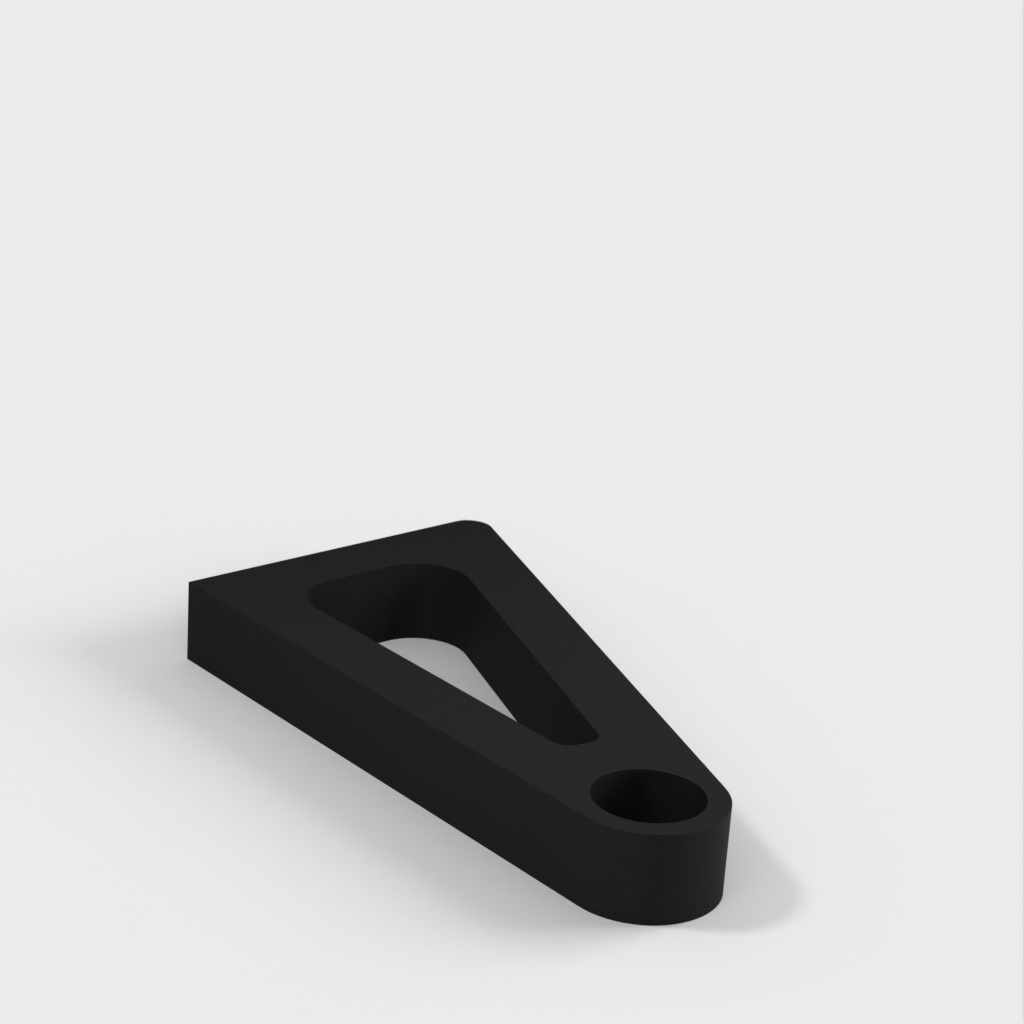 Staffa di montaggio a parete con staffa per montaggio cieco per asta per tende da 28 mm (Ikea)
