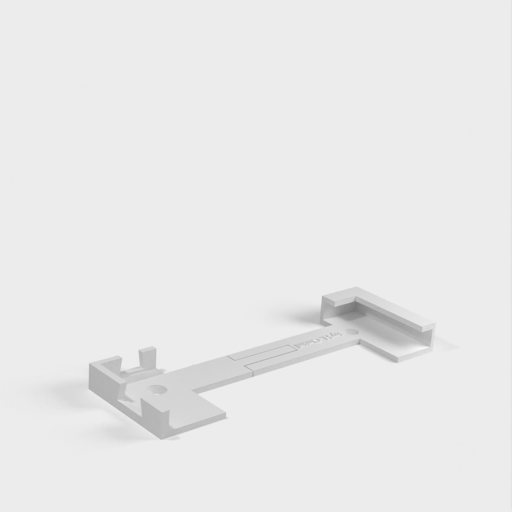 Supporto da parete flessibile per tablet con clip angolare sicura