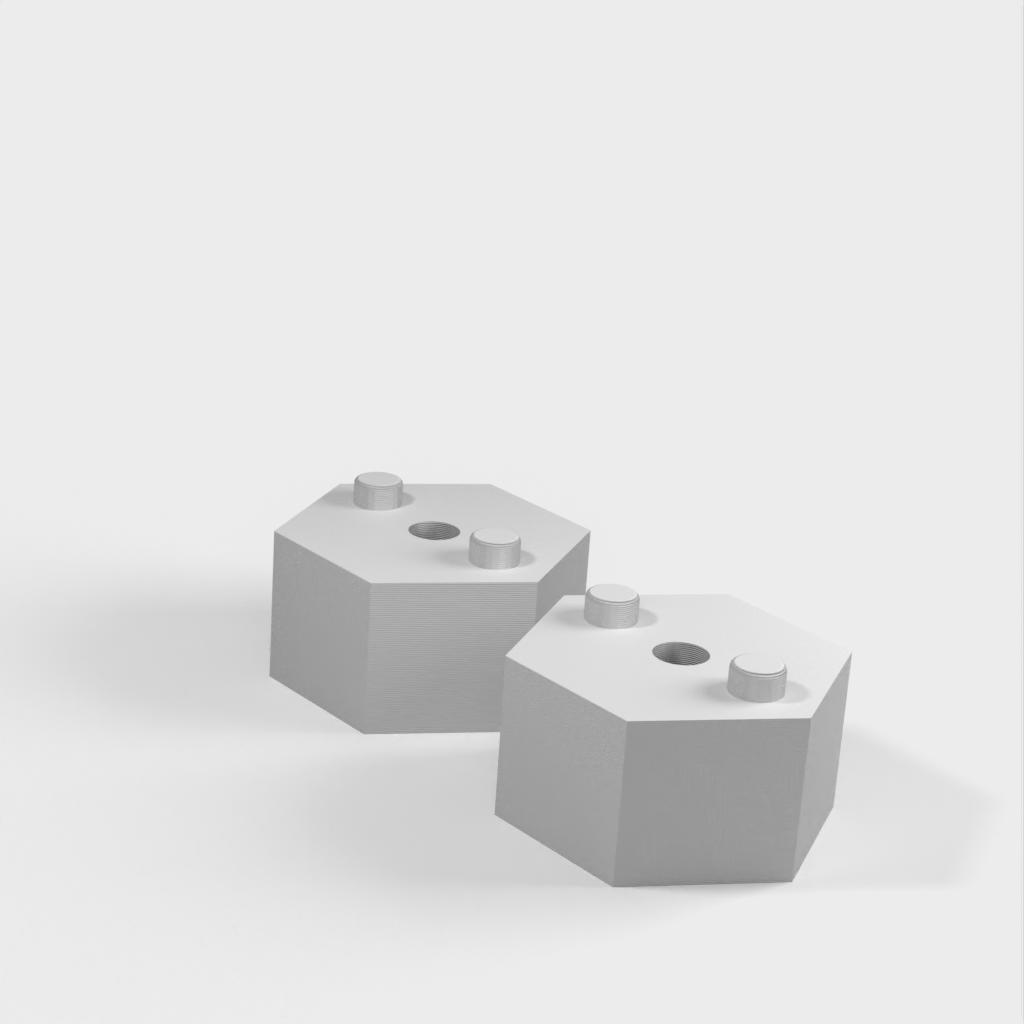 Maniglia per armadio con diversi tipi di inserimento per l'armadio della stampante 3D