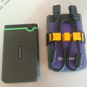 Fascetta per cavi flessibile per supporto HDD Transcend StorJet