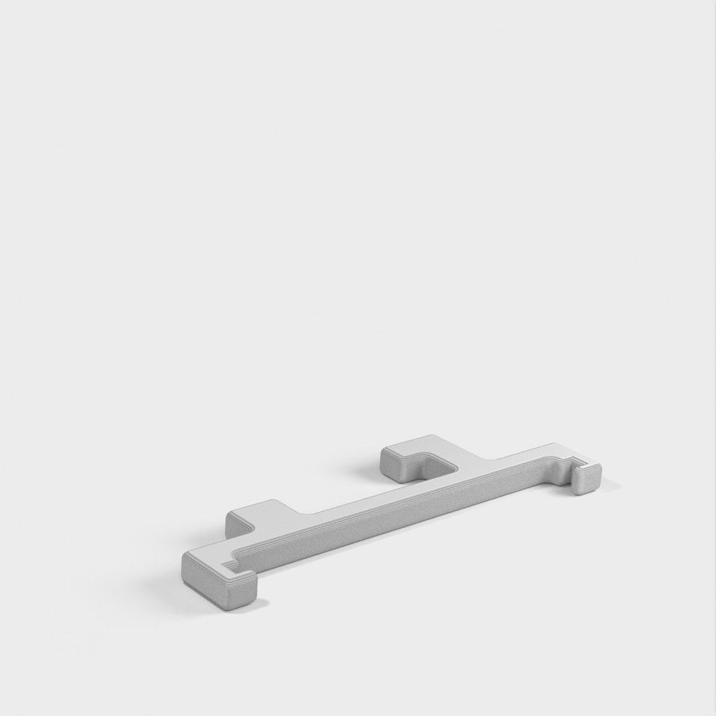 Supporto IKEA Skådis per Raspberry Pi 4 con clip per cavi