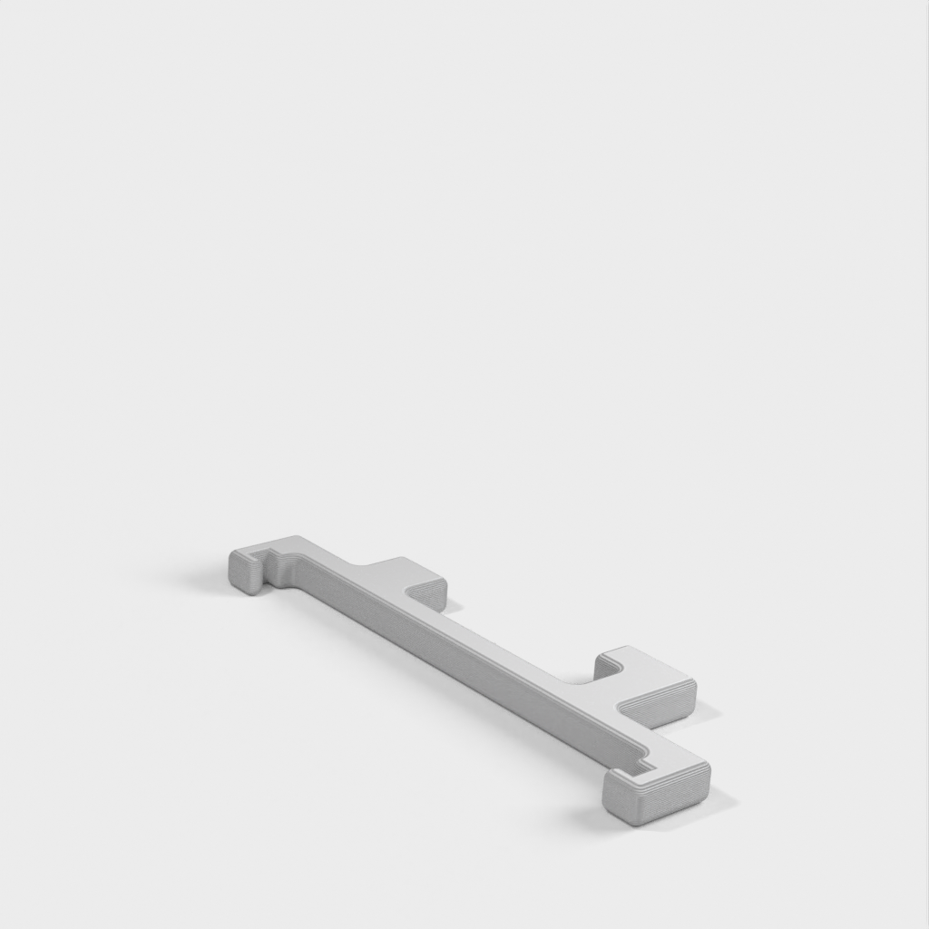 Supporto IKEA Skådis per Raspberry Pi 4 con clip per cavi