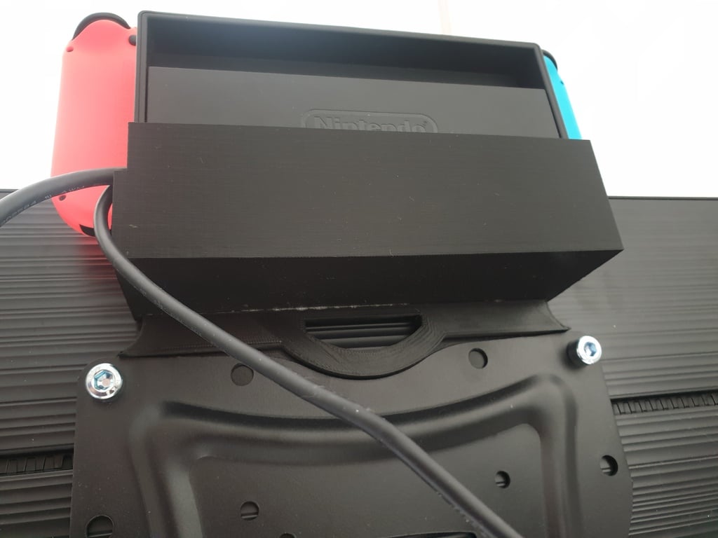 Staffa da parete VESA per dock Nintendo Switch