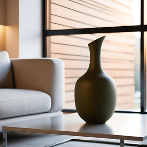 Moderne minimalistisk vase med skrå hals