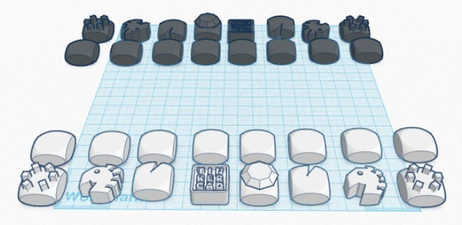 Set di scacchi magnetici per il frigorifero