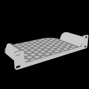 Ripiano per montaggio su rack da 10 pollici