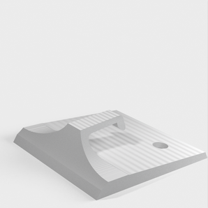 Gancio a muro semplice di design