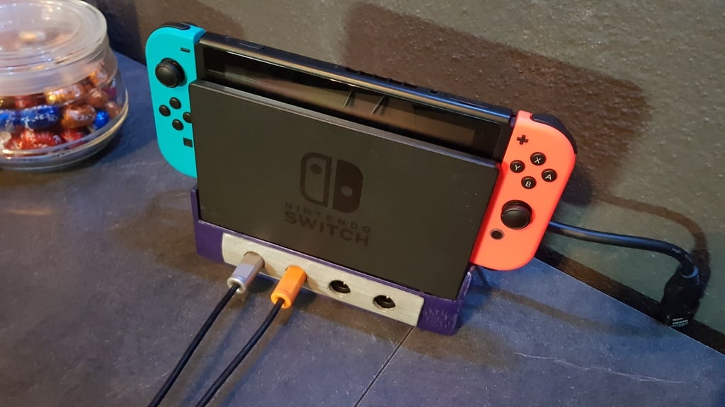 Dock per Nintendo Switch con supporto adattatore per controller Mayflash Gamecube