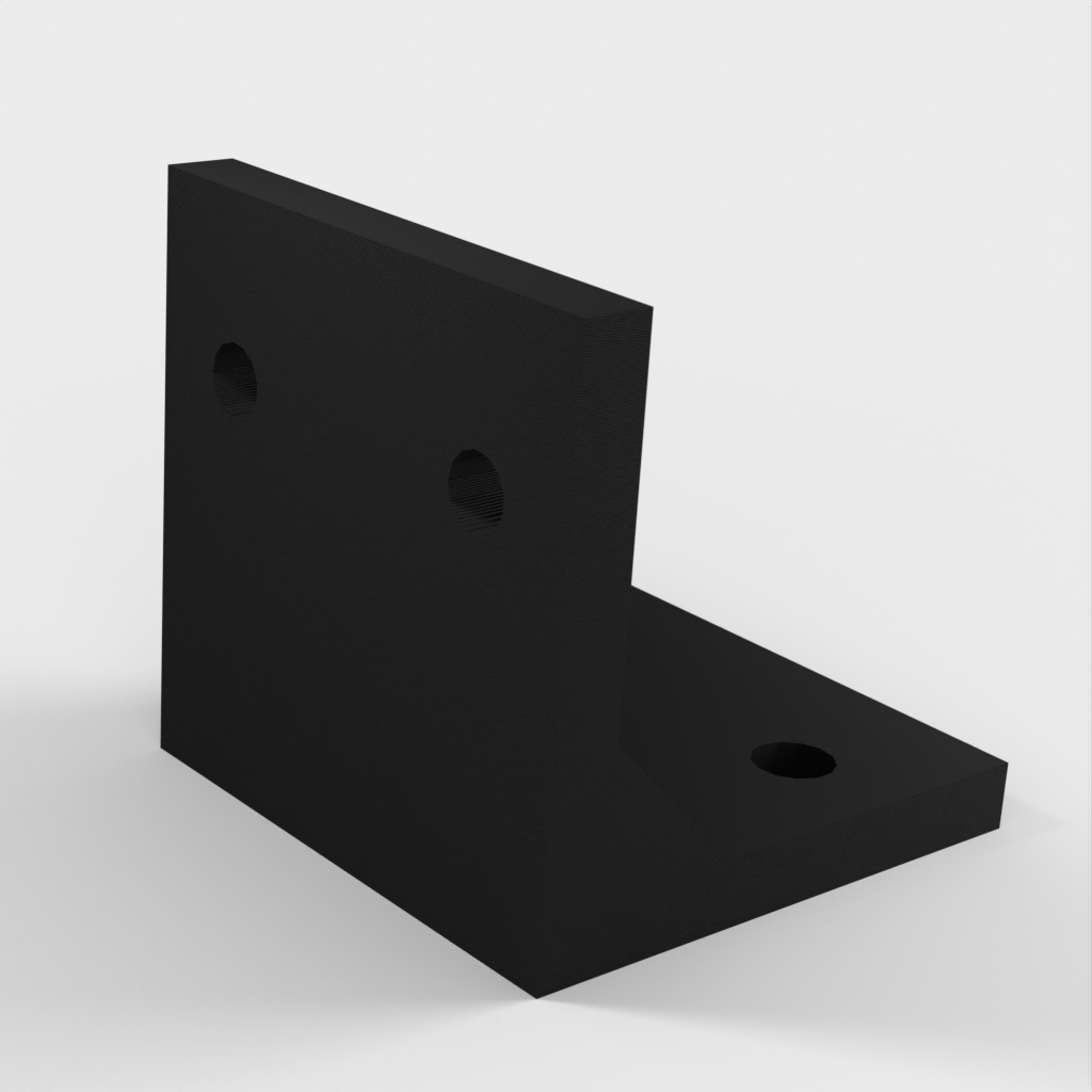 Staffa angolare da 50 mm per Ikea LACK Rack