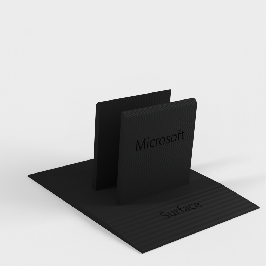 Supporto per Surface Pro 1 con loghi Microsoft incisi