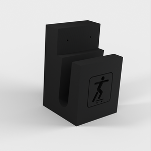 Supporto da parete per skateboard orizzontale #SKATEFORCE