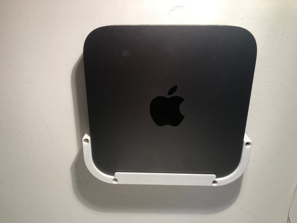 Semplice supporto da parete per Apple Mac Mini