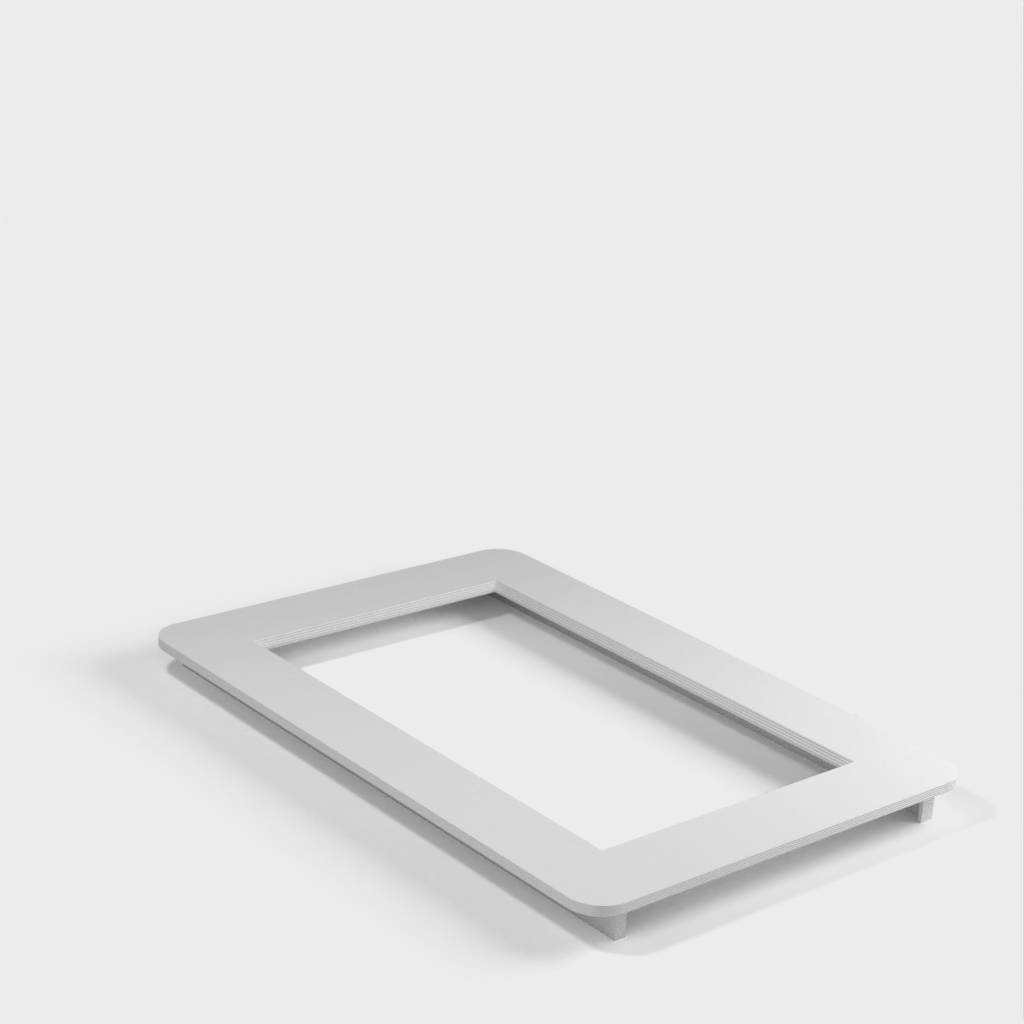 Cornice digitale per Kindle Fire 7 con supporto regolabile e parte anteriore in alluminio