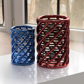 Vaso a spirale - Portapenne