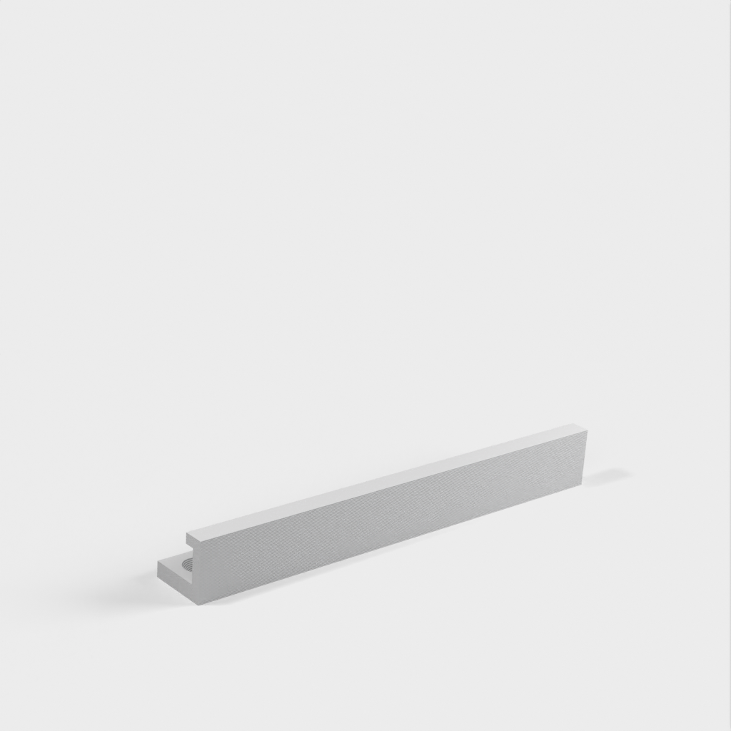 Binario di fissaggio sotto scrivania per contenitore Ikea Variera