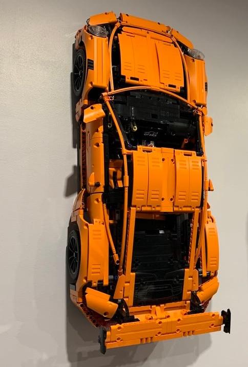 Vægmontering til Lego Porsche GT3 RS 42056