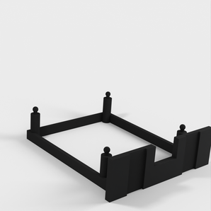 Staffa da parete verticale/orizzontale per Raspberry Pi
