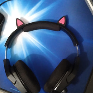 Divertenti orecchie da gatto per cuffie da gioco HyperX Cloud Stinger Core