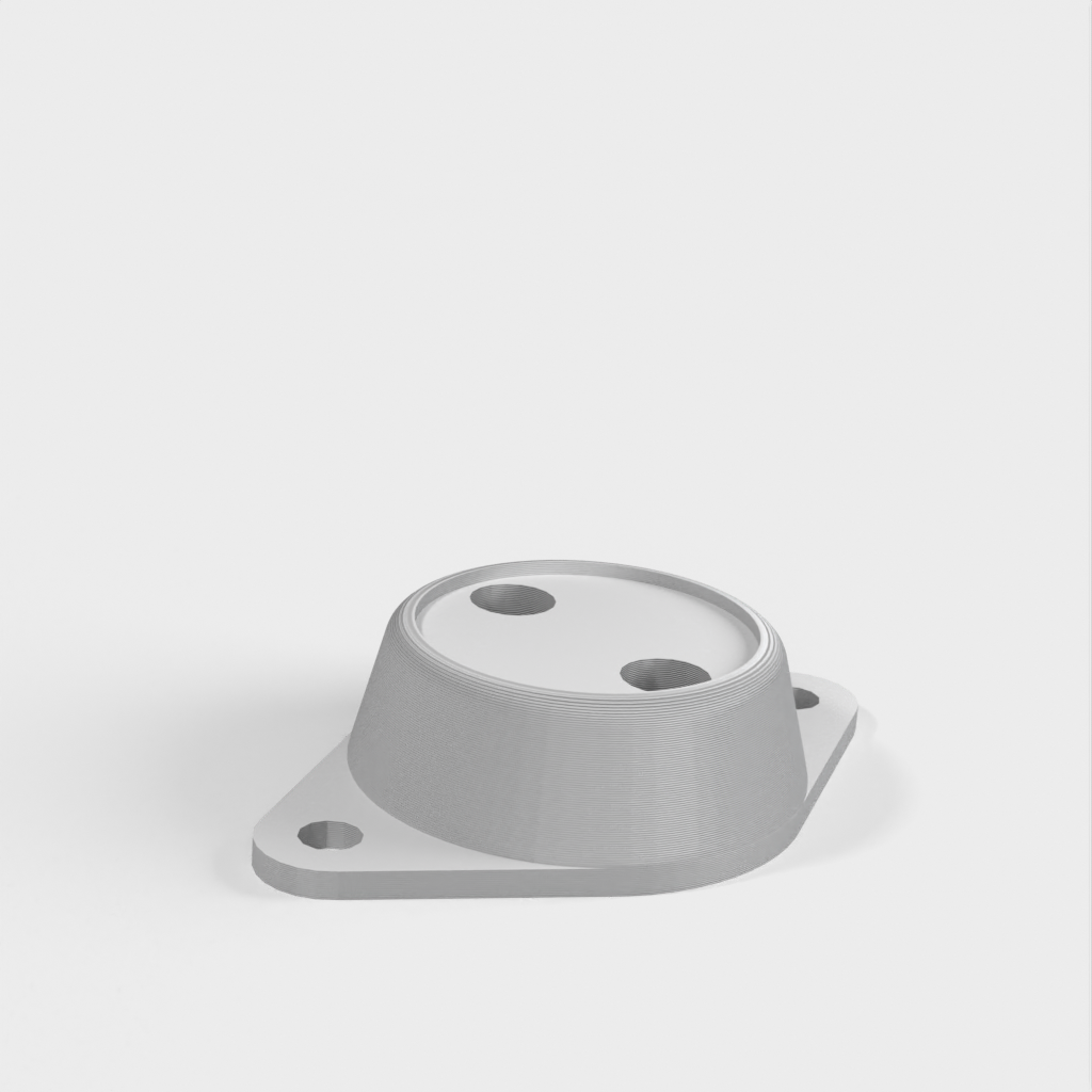Elegante base di montaggio per la lampada a collo di cigno a LED IKEA Jansjo